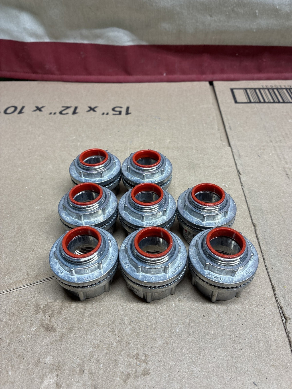 8-PK 3/4" Rigid Metal Conduit Hub Water Tights R090, 811108037610 OPEN BOX