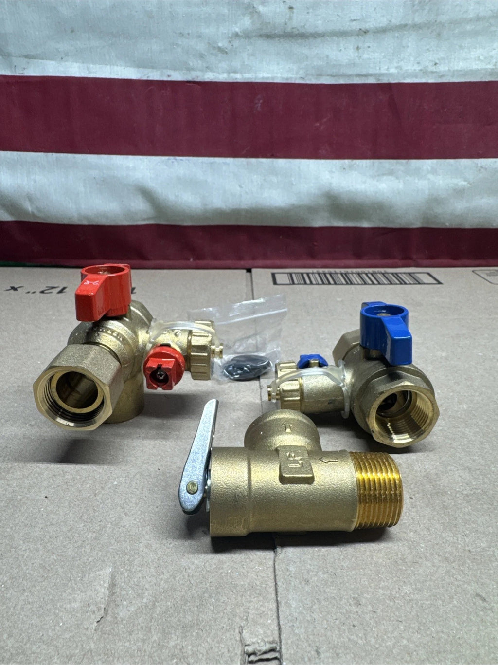 Rheem Brass Service Valves for Tankless Water Heaters RTG20326.