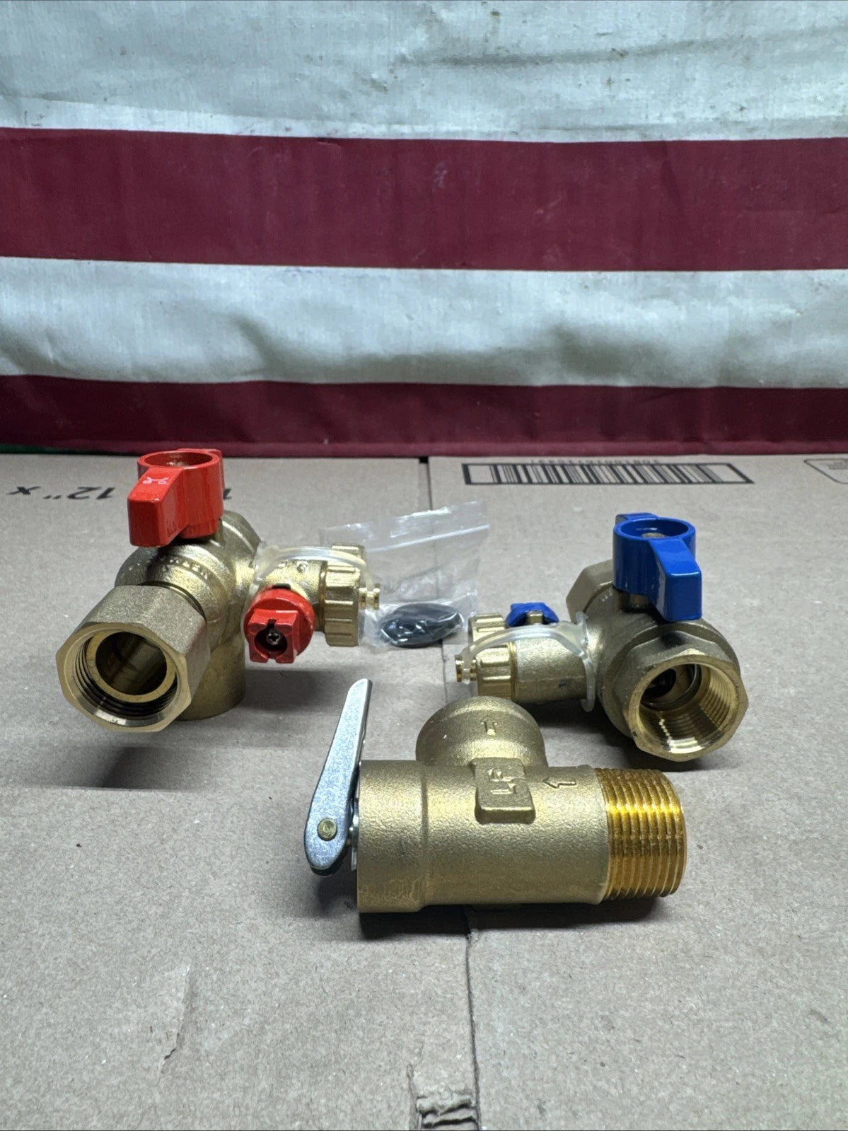Rheem Brass Service Valves for Tankless Water Heaters RTG20326.
