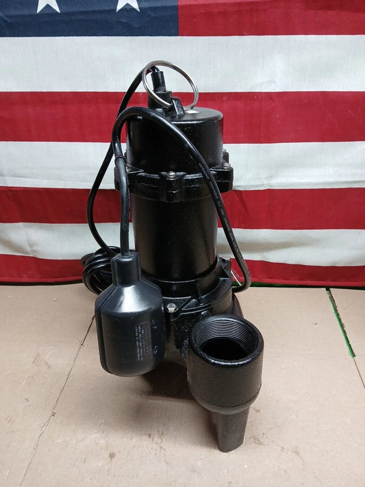 Wayne 1/2 H.P. Cast Iron Sewage Ejector Pump w/Tether Switch RPP50 Wayne RPP50