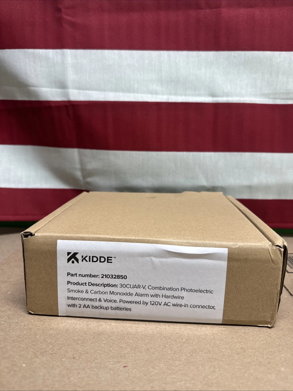 Kidde Smoke & CO Detector 30CUAR-V, Hardwired, AA battery backup, Voice Alerts