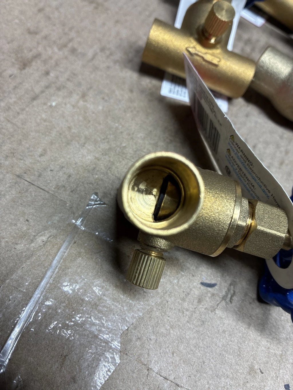 (QTY 10) Everbilt 869 142 Brass Stop & Waste Valves 1/2"