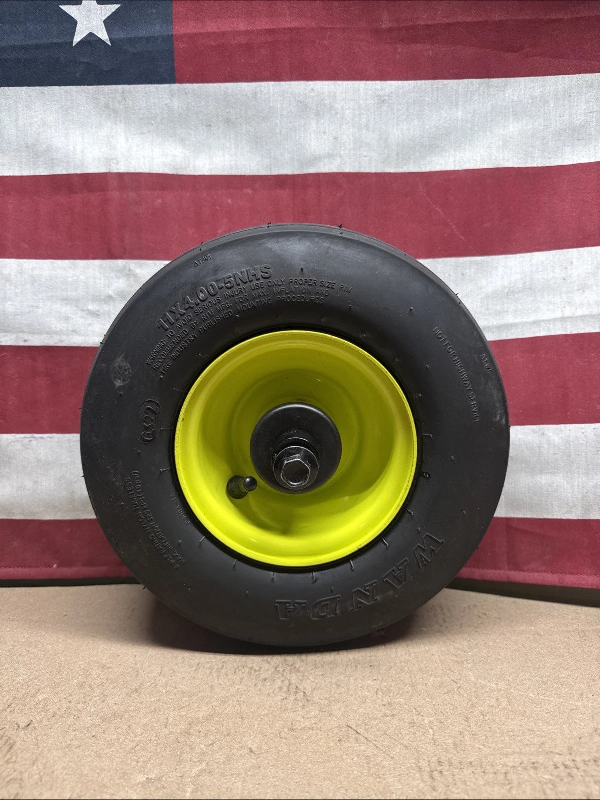 Front Wheel & Tire for Ryobi Z30Li 80v Zero Turn Mower