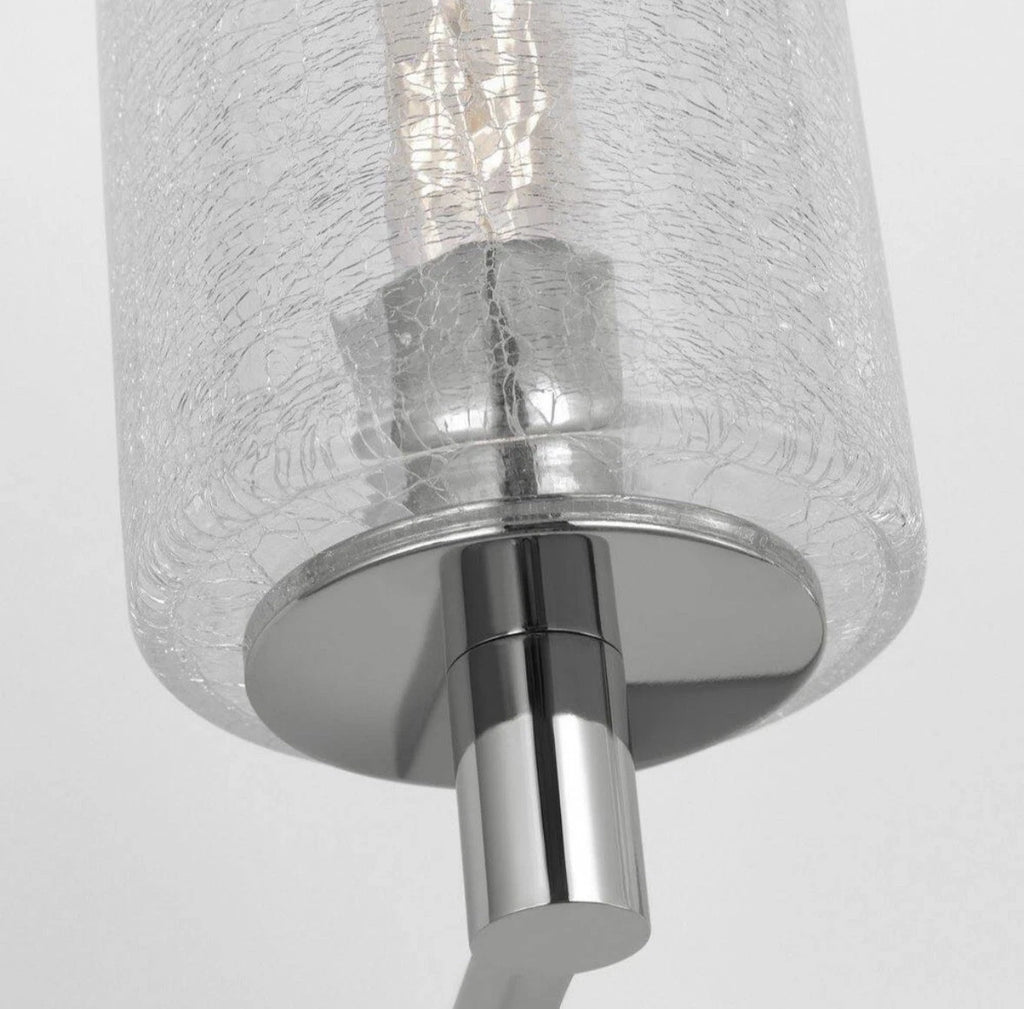 Generation Lightning Parker 24.625 in. W 3-Light Chrome Bathroom Vanity Light