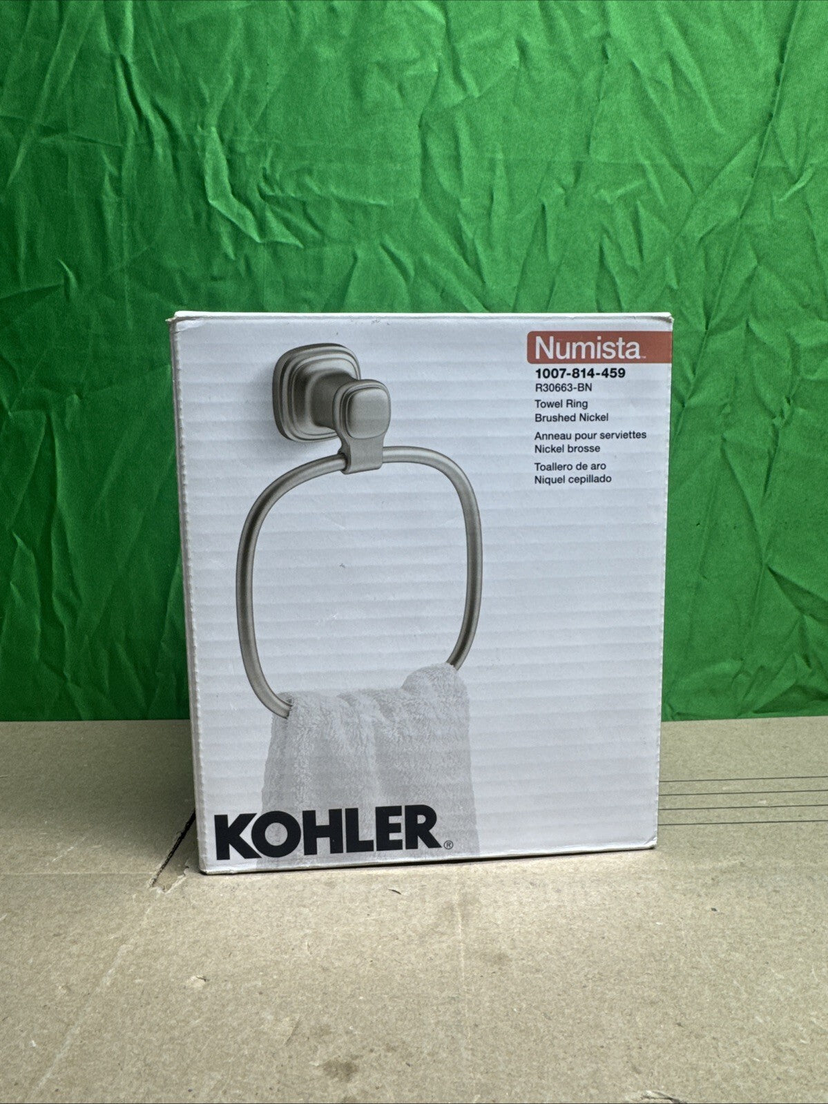 Kohler Numista Towel Ring Brushed Nickel R30663-BN