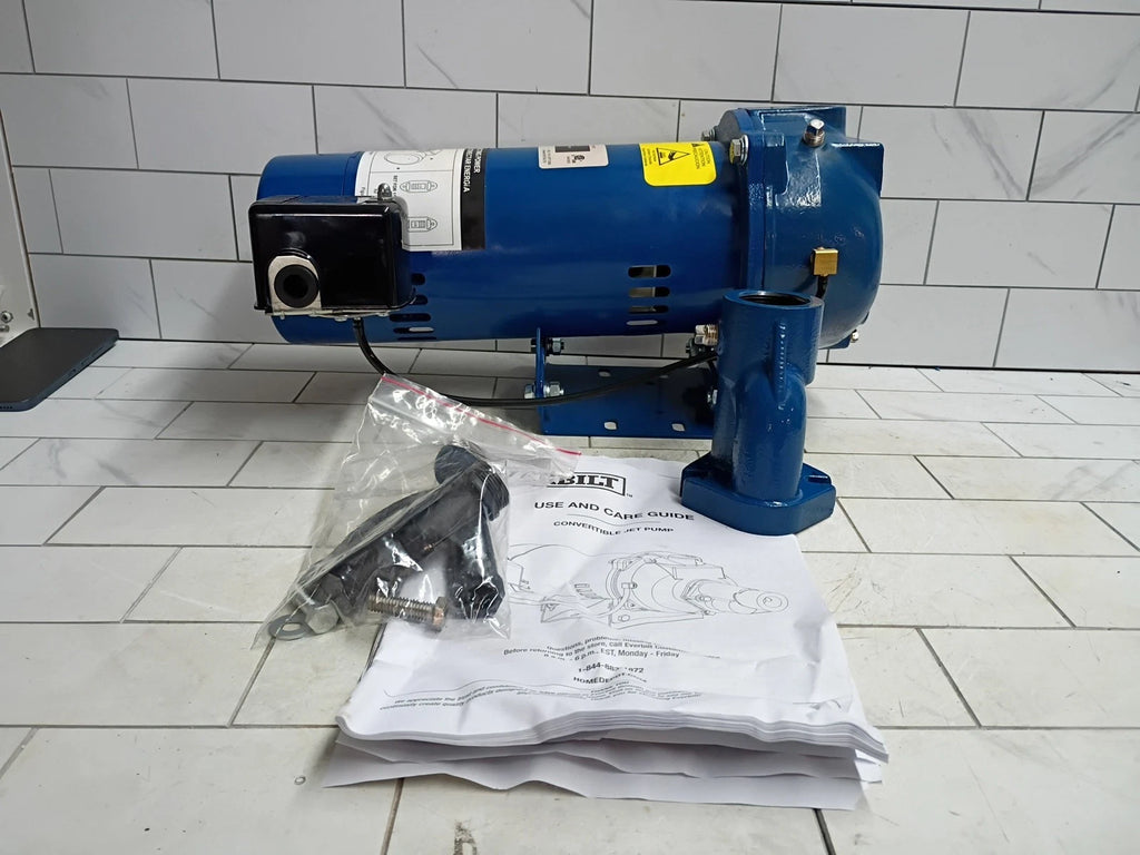 Everbilt HDCWJ10 1 HP Professional Convertible Jet Pump. Open Box