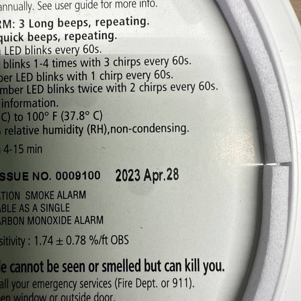 Kidde Smoke & CO Detector, AA Battery, LED, Apr 2023 (900-CUDR)