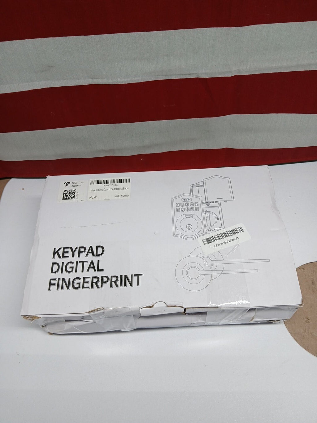 Keyless Entry Deadbolt Keypad Digital Fingerprint