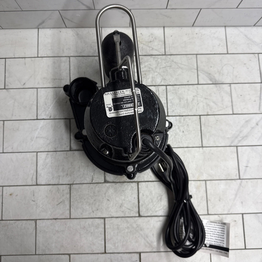 Everbilt HDS30 - 1/3 HP Cast Iron Submersible Sump Pump New Open Box