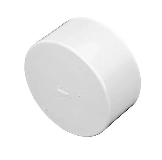 PVC S&D Cap 6 in. BULK 5 Pack