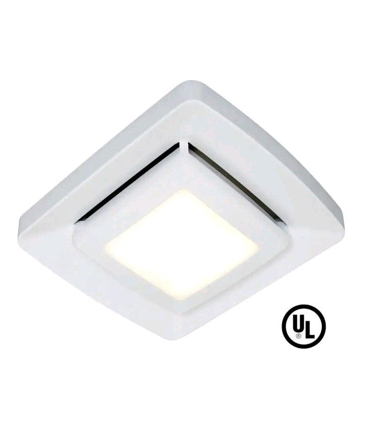 Broan NuTone Bathroom Fan Replacement Cover with Light FG500N in White
