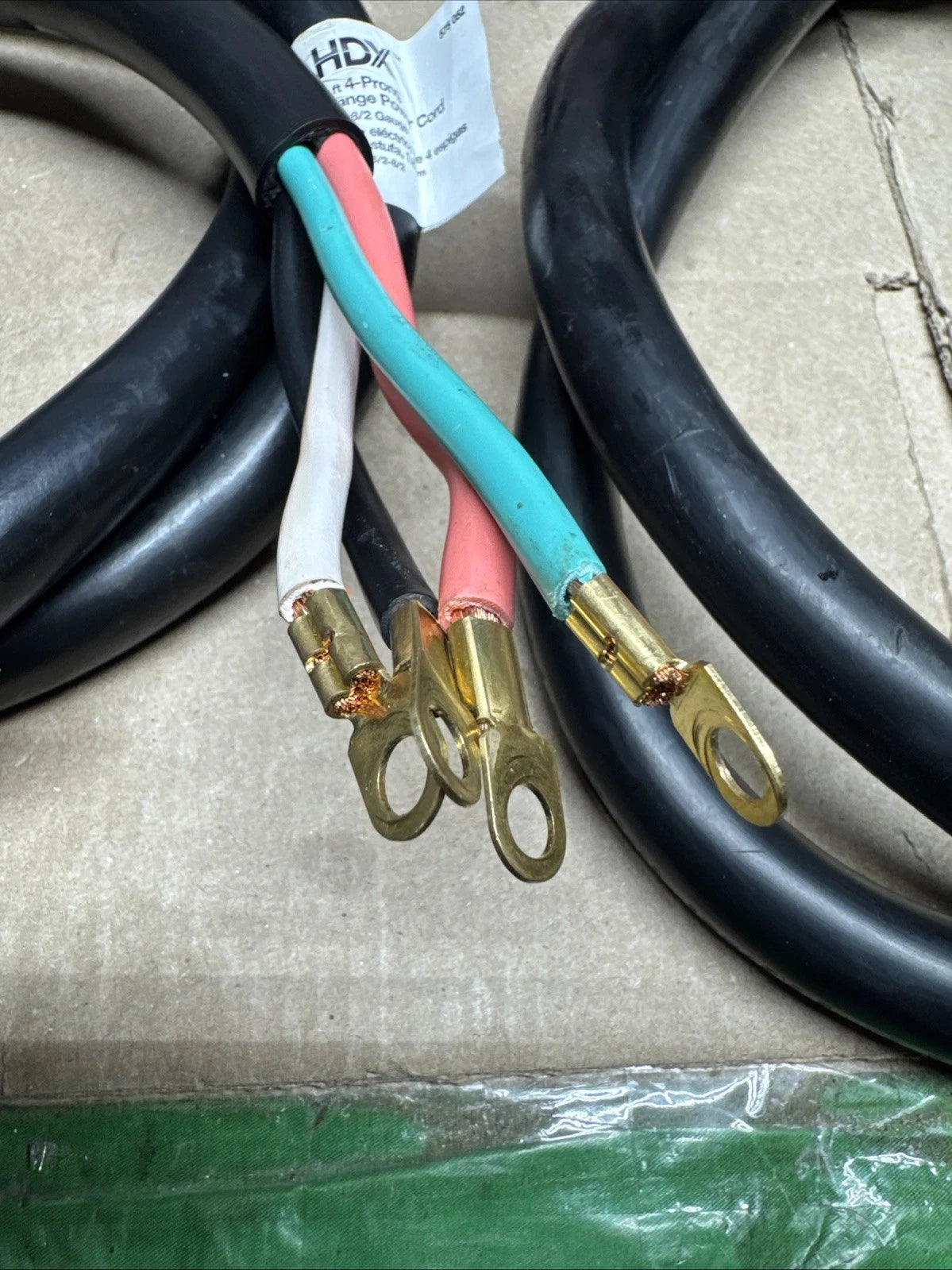 4- Pack HDX 6 ft. 50 Amp 4-Prong Range 6 Gauge Power Cord 575052