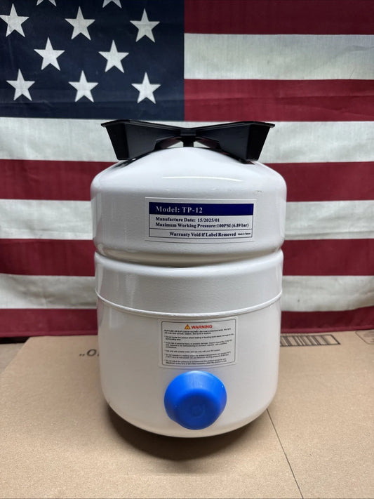Reverse Osmosis Water Storage Tank TP-12 1/4" NPT Connection 7205326 |
