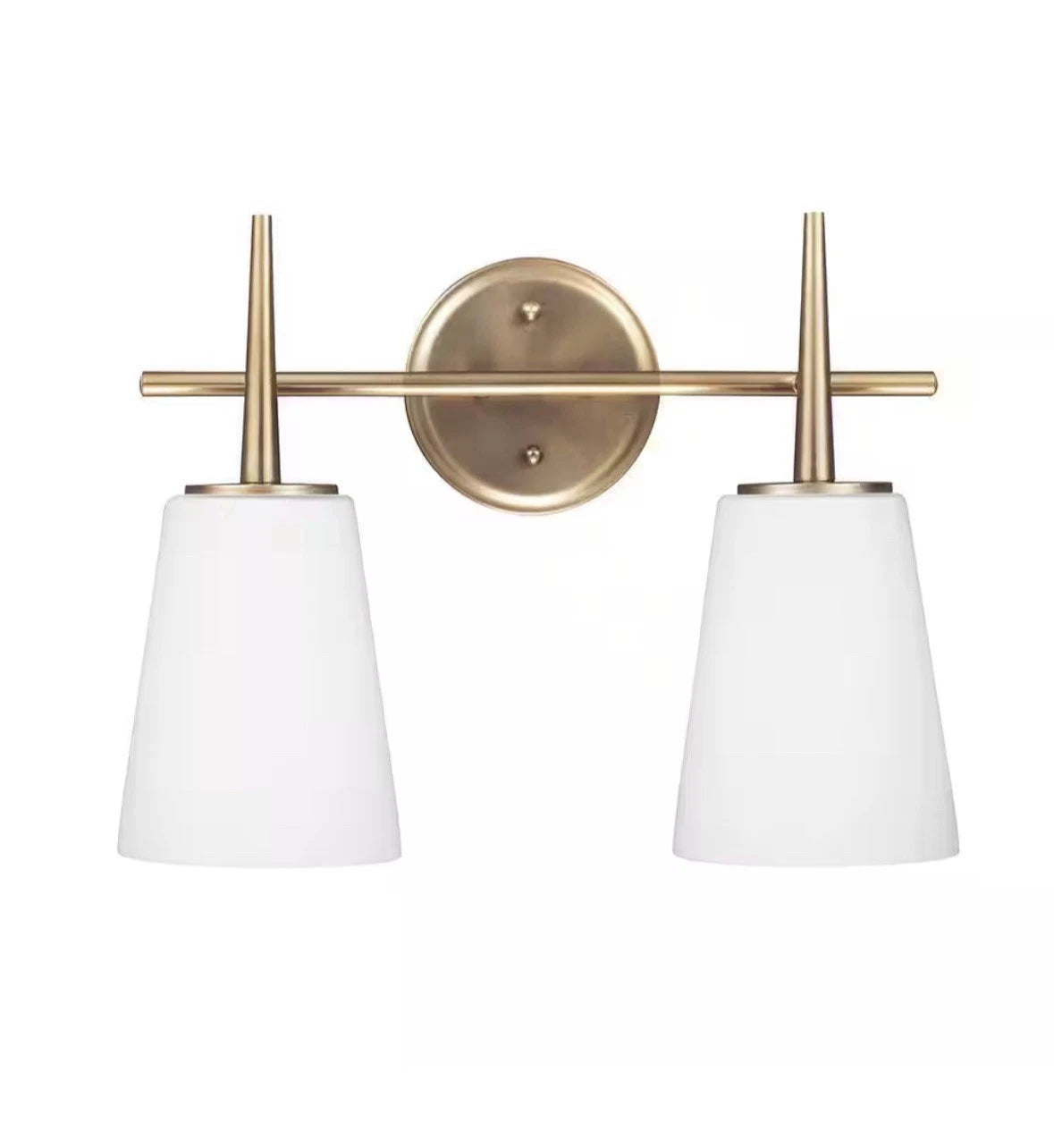Generation Lighting 4440402 Driscoll 2 Light 16"W Bathroom Vanity - Brass