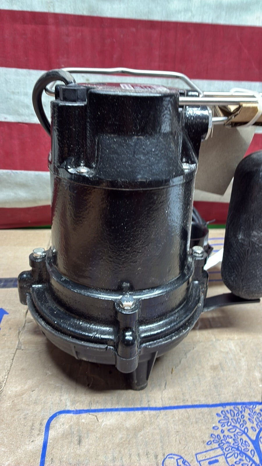 Everbilt HDS30 1/3 HP Cast Iron Submersible Sump Pump open box