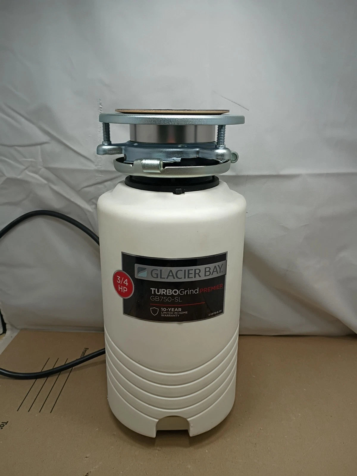 Glacier Bay TurboGrind Premier 3/4 hp. Continuous Feed Garbage Disposal READ