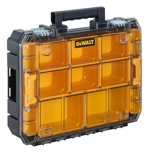 dewalt small parts tool storage organizer stackable removeable 9-compartment new