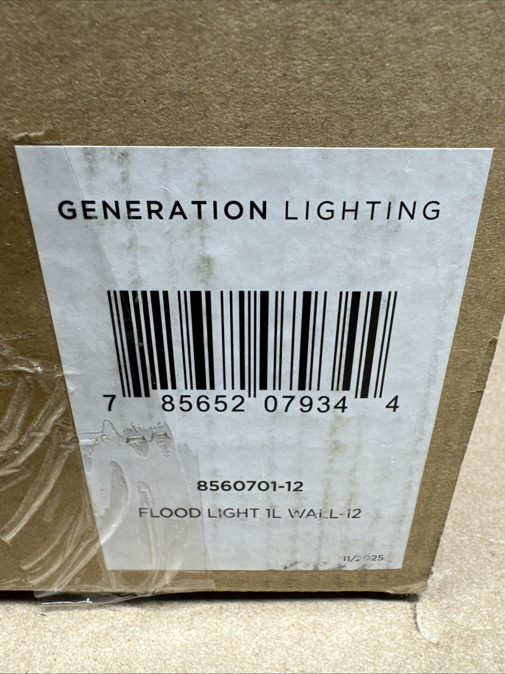 Generation Lighting 8560701-12 Outdoor Flood Light Adjustable Swivel Aluminum...