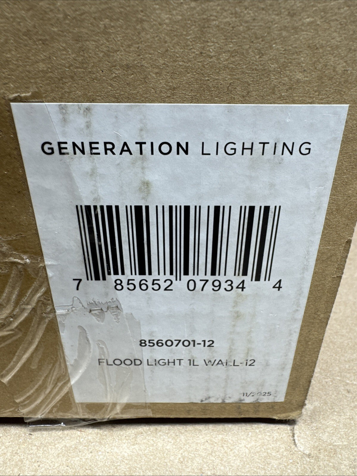 Generation Lighting 8560701-12 Outdoor Flood Light Adjustable Swivel Aluminum...