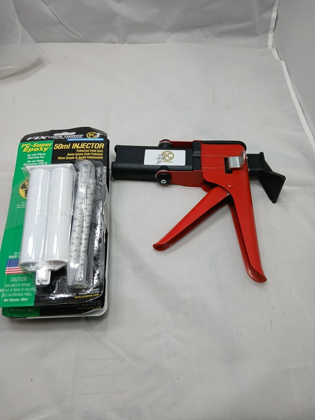 PC-Clear Epoxy Adhesive Kit with Gun & 50ml Cartridges for Seamless