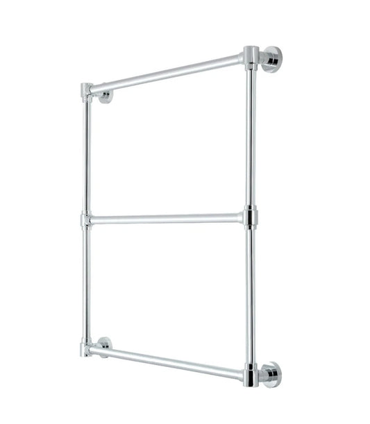 Kingston Brass Gallant 30 x 32In Wall Mount Towel Rack Polished Chrome
