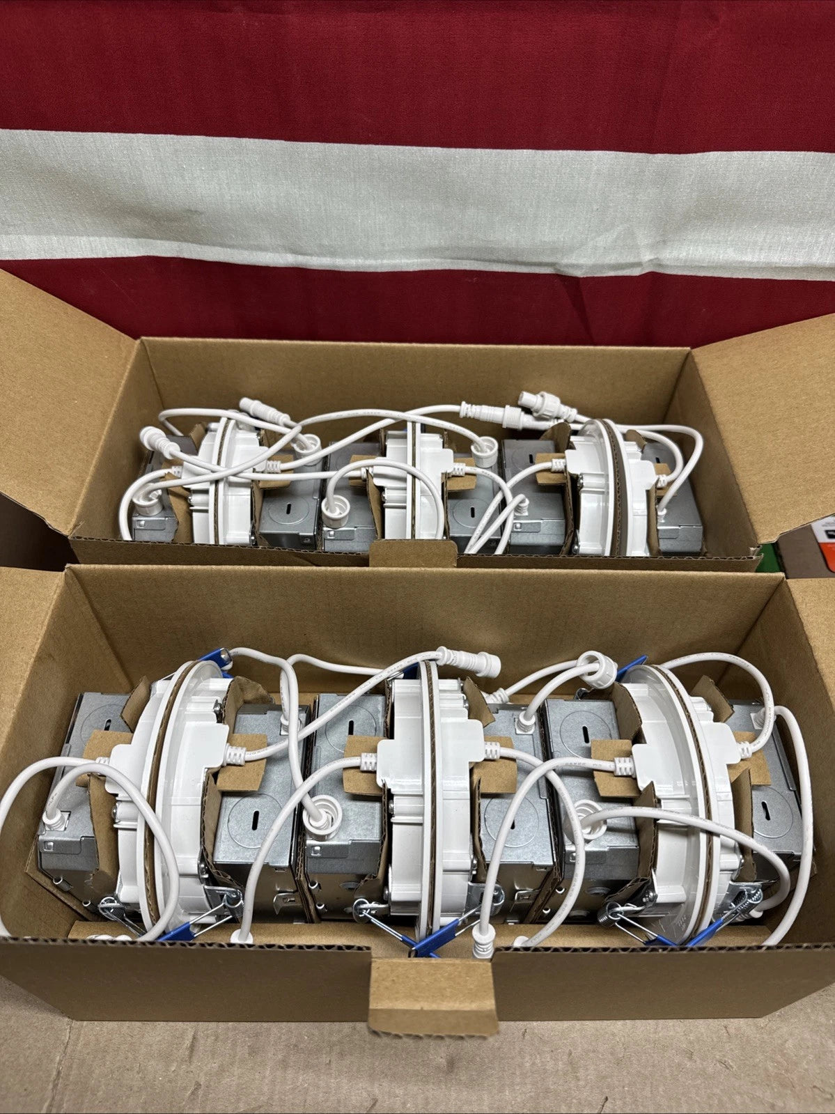 Halo 4 in LED Ultra Thin Downlight LED Recessed Light (12 pack).