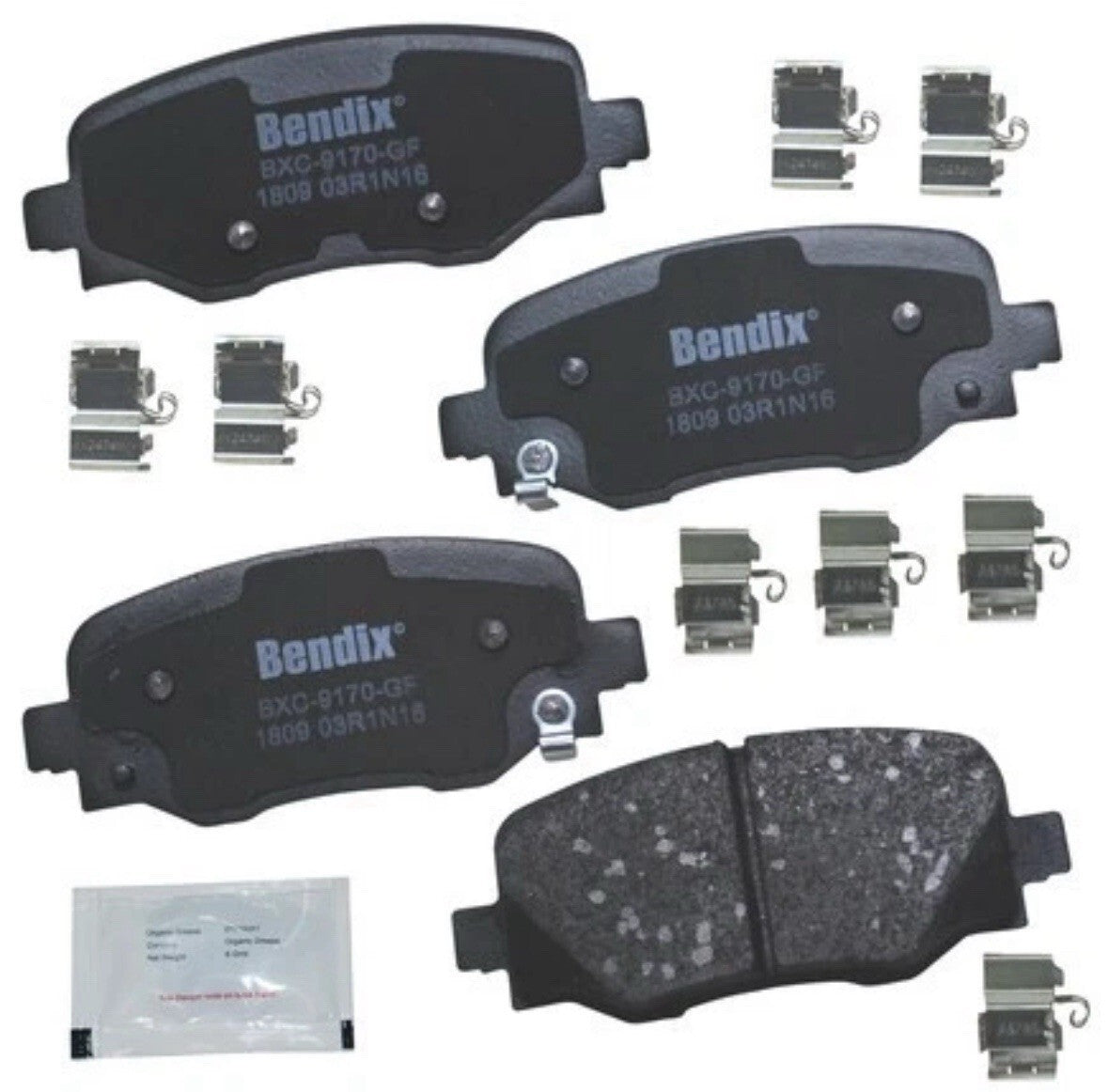 Bendix CFC1809 Premium Copper Free Brake Pad