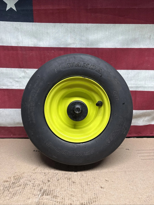 Front Wheel with Tire for Ryobi Z42Li 80v Zero Turn Mower + Axel & Spacers