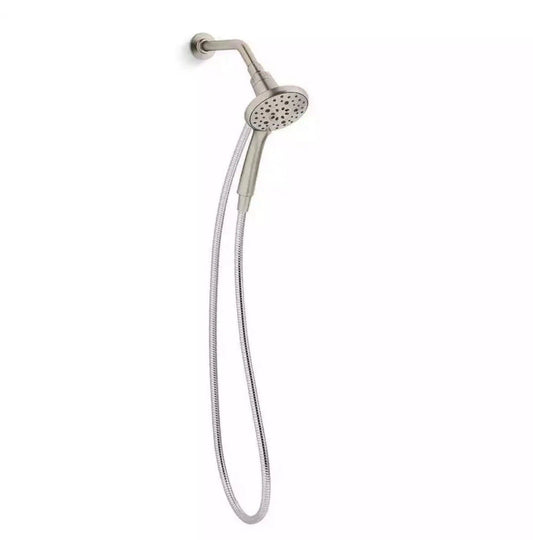 KOHLER “Claro” Multifunction Wall Mount Handheld Shower Head Brushed Nickel