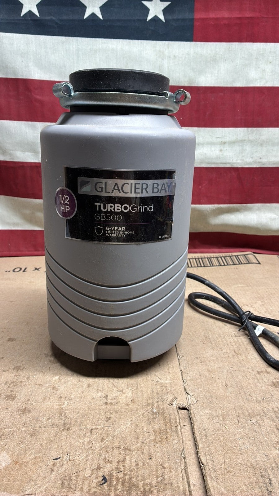Glacier Bay GB500 Turbo Grind 1/2hp Garbage Disposal Open Box *Read description*