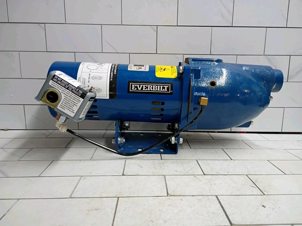Everbilt 3/4 HP Cast Iron Shallow Well Jet Pump HDSWJ7 as is, *For Parts *