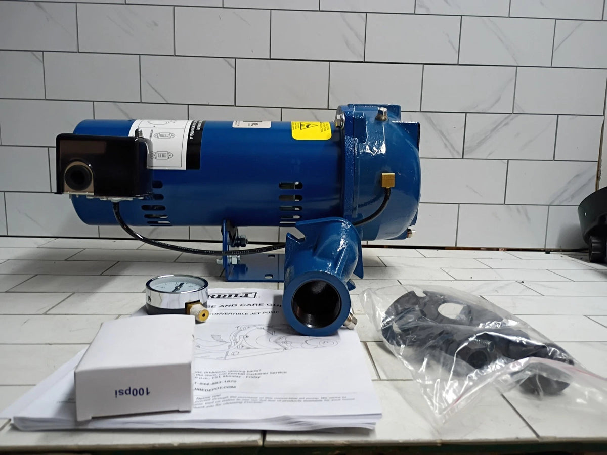 Everbilt HDCWJ10 1 HP Professional Convertible Jet Pump NEW OPEN BOX