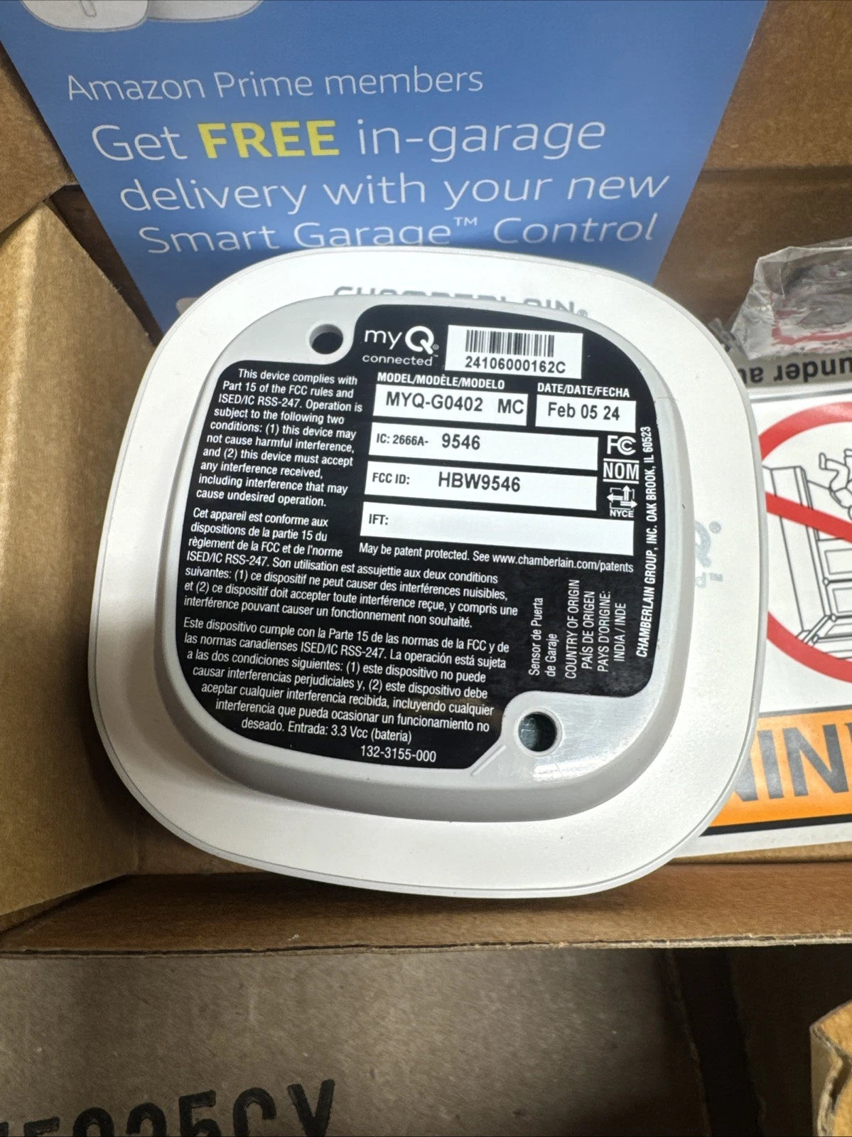 LOT OF 2 Chamberlain Smart Garage Control MyQ-G0401-ES • White • New