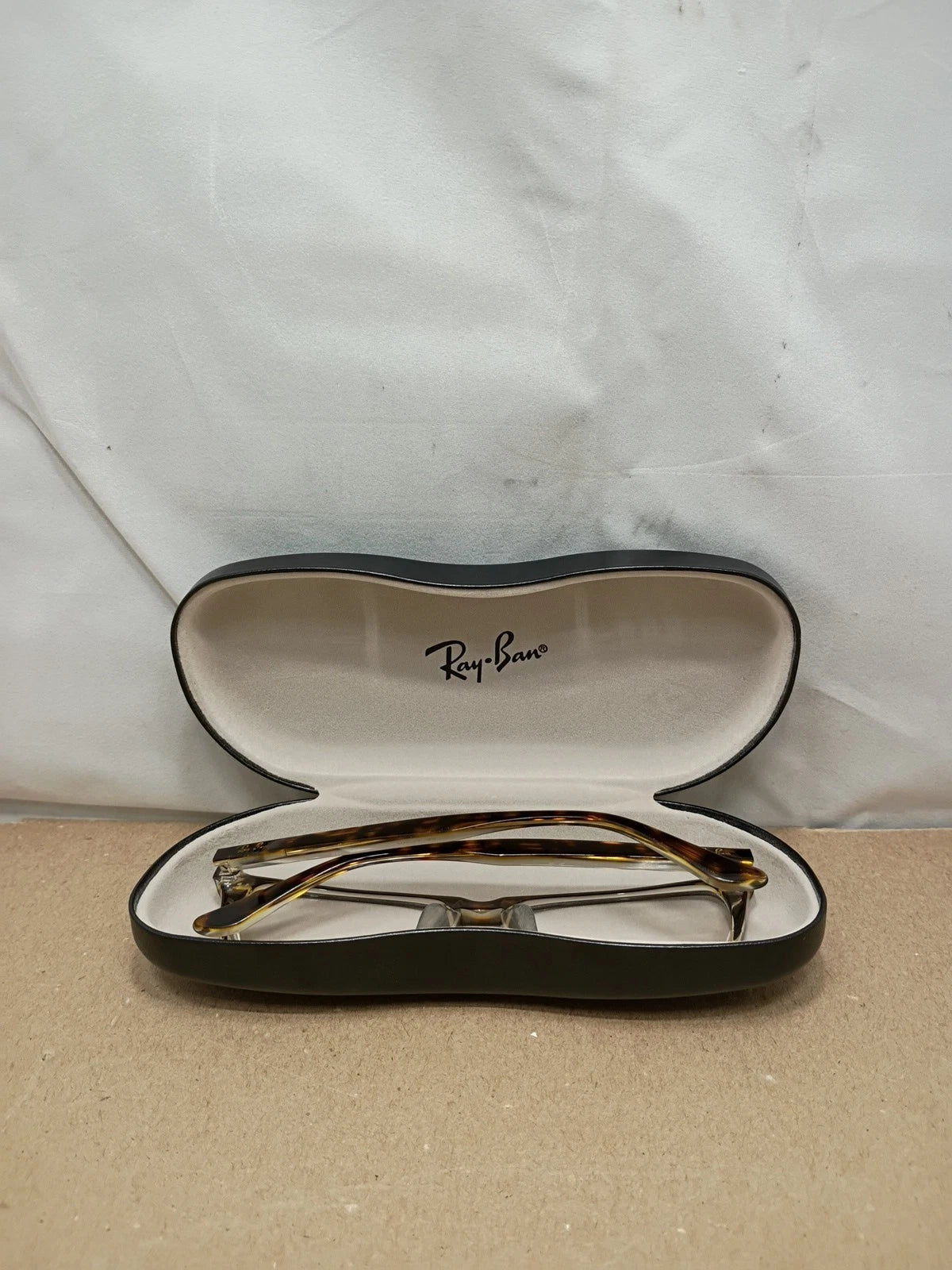 Ray-Ban RB5228 eyeglasses in a tortoiseshell pattern With Case