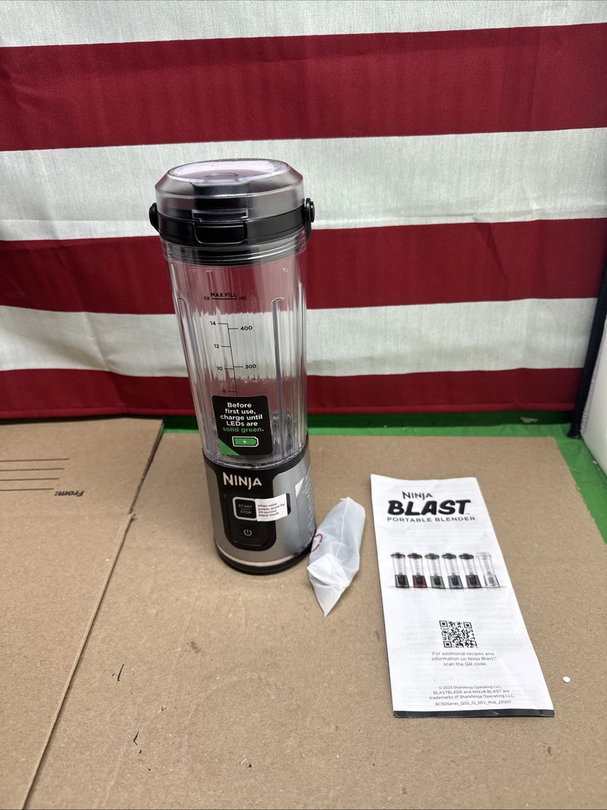 Ninja - Blast 18 oz. Portable Blender, Leak-proof Lid, Easy To Carry