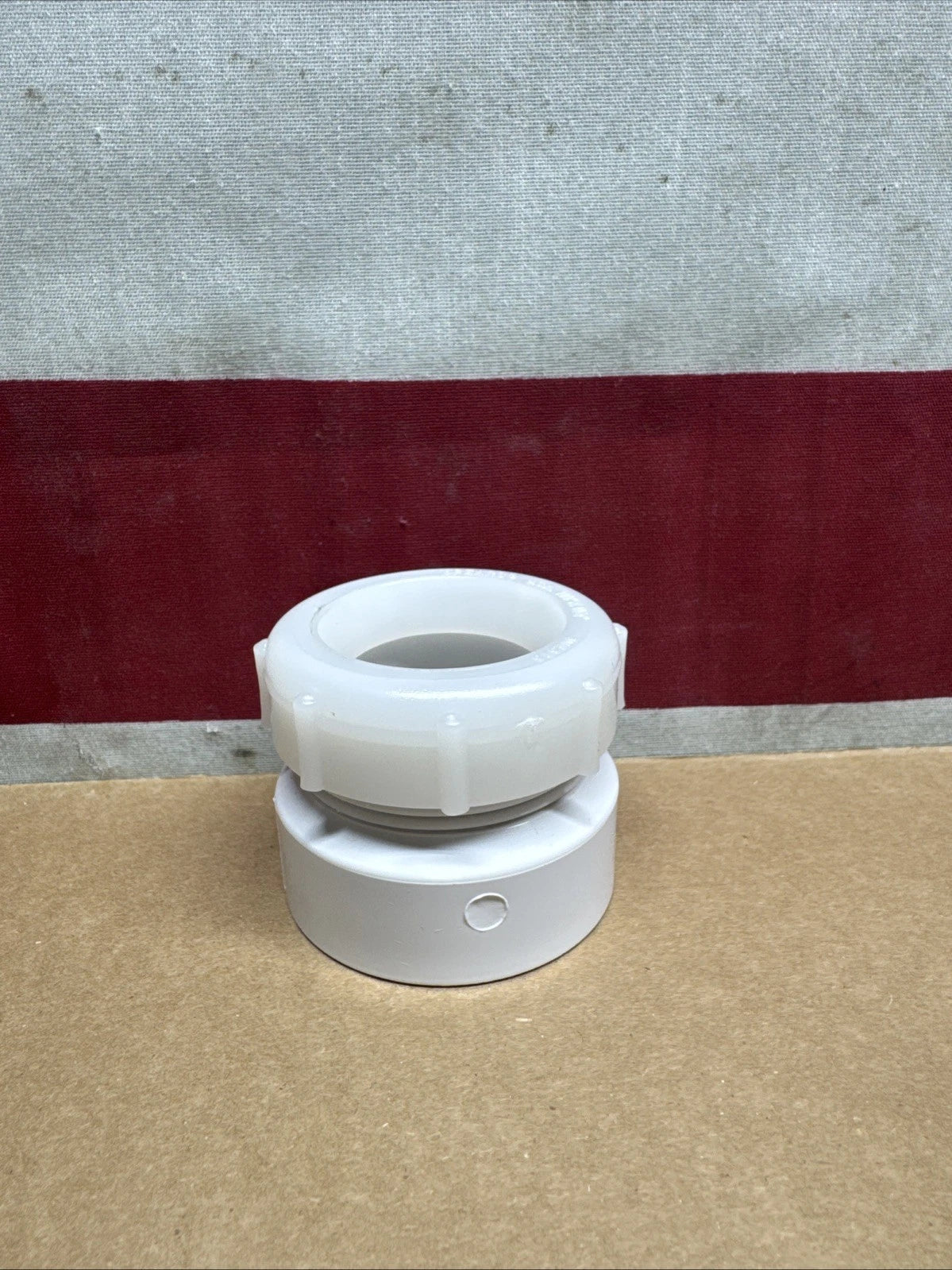 50-PK 1-1/2" x 1-1/4" PVC DWV Female Trap Adapter w/ Nut Socket x Tubular Slip