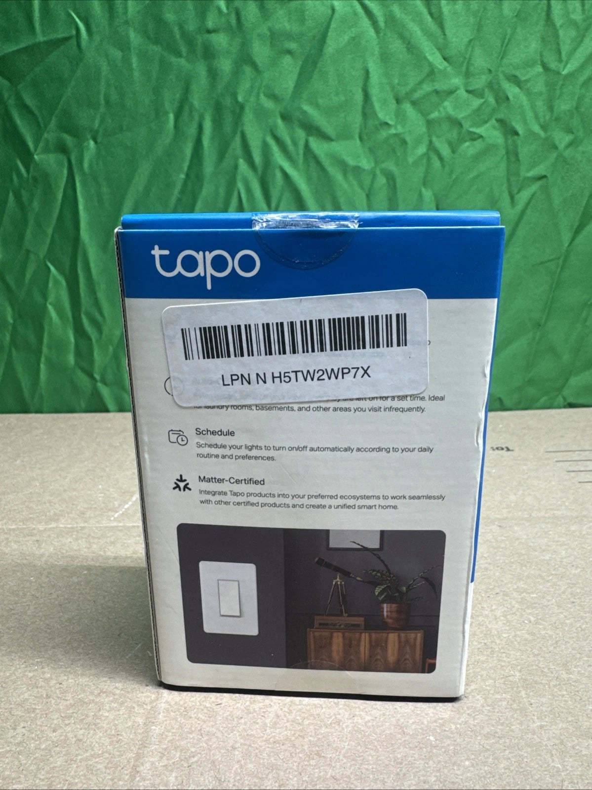 TP-Link Tapo Smart Wi-Fi Light Switch White Tapo S505 Matter Voice Control