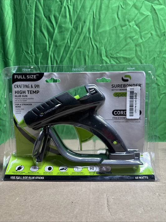 Surebonder CL-800F Hot Glue Gun, 60W, Bonds Metal, Wood, Ceramic, Leather