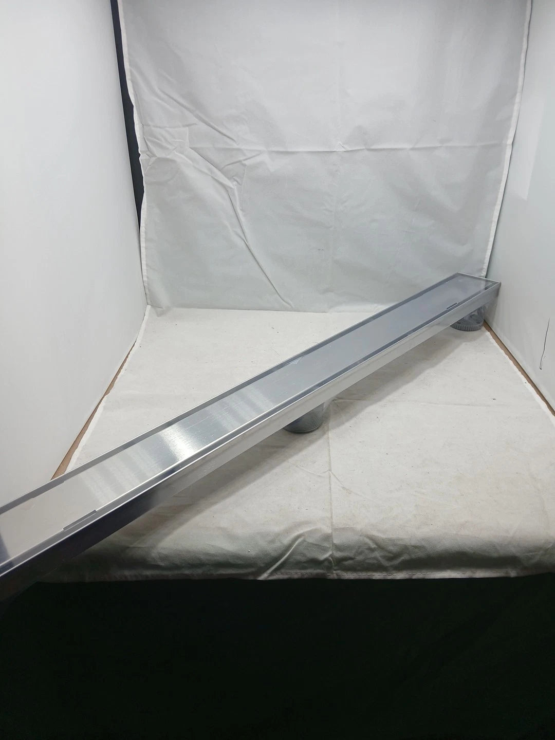 Oatey Designline 36 in. Stainless Steel Linear Shower Drain with Tile-In Pattern
