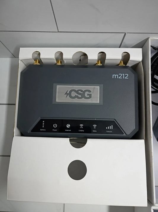 CSG m212 4G LTE CSG-M212 WiFi 6 Dual‑SIM Cellular Router Version New Open Box
