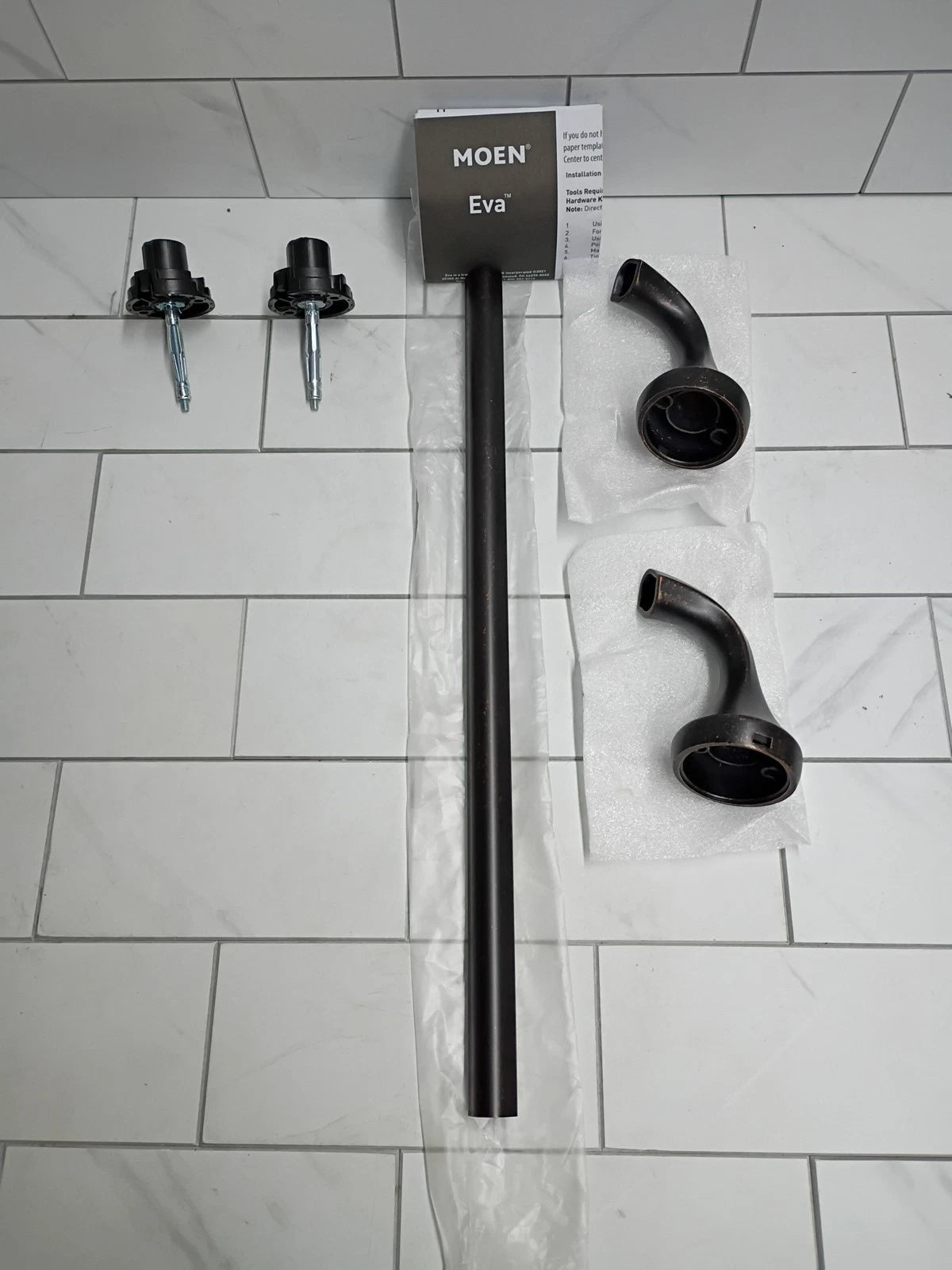 Moen YB2818ORB Eva Collection 18-Inch Single Towel Bar Oil-Rubbed Bronze New OB