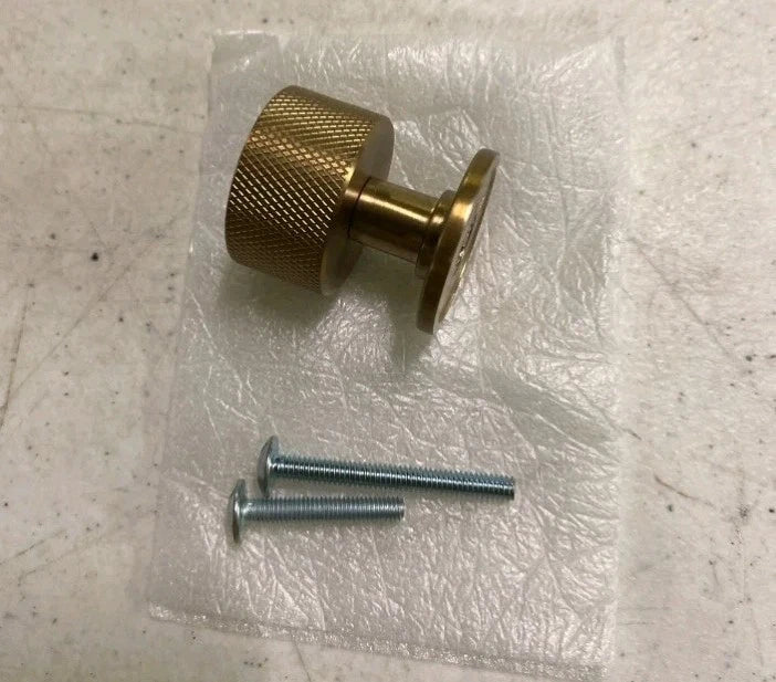 10pk Amerock BP37632CZ Balata Knurled Cabinet Knob, 1-1/8", Champagne Bronze New