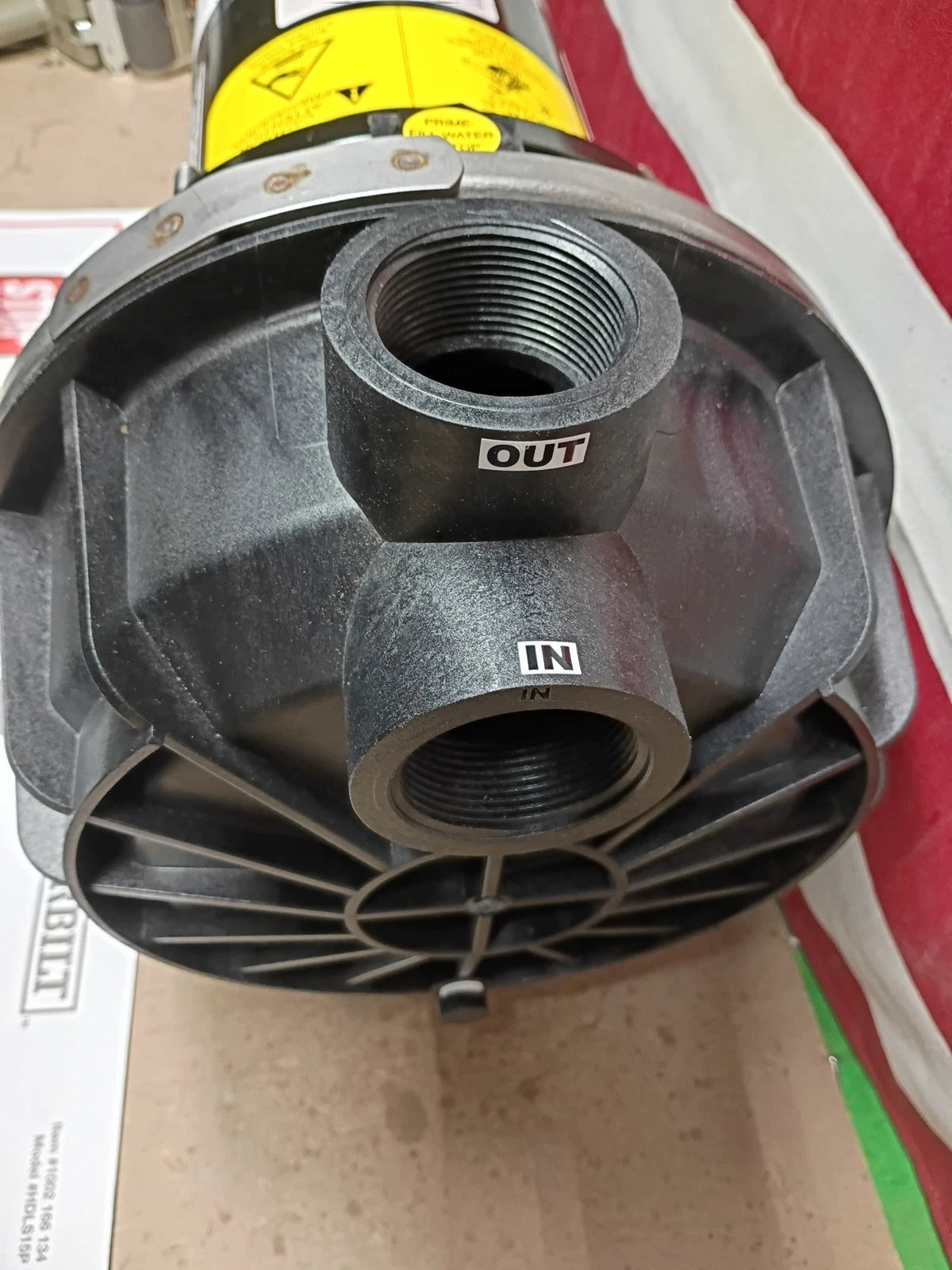 Everbilt HDLS15P, Lawn Irrigation Pump Plastic 1-1/2HP 52-GPM, Open Box,