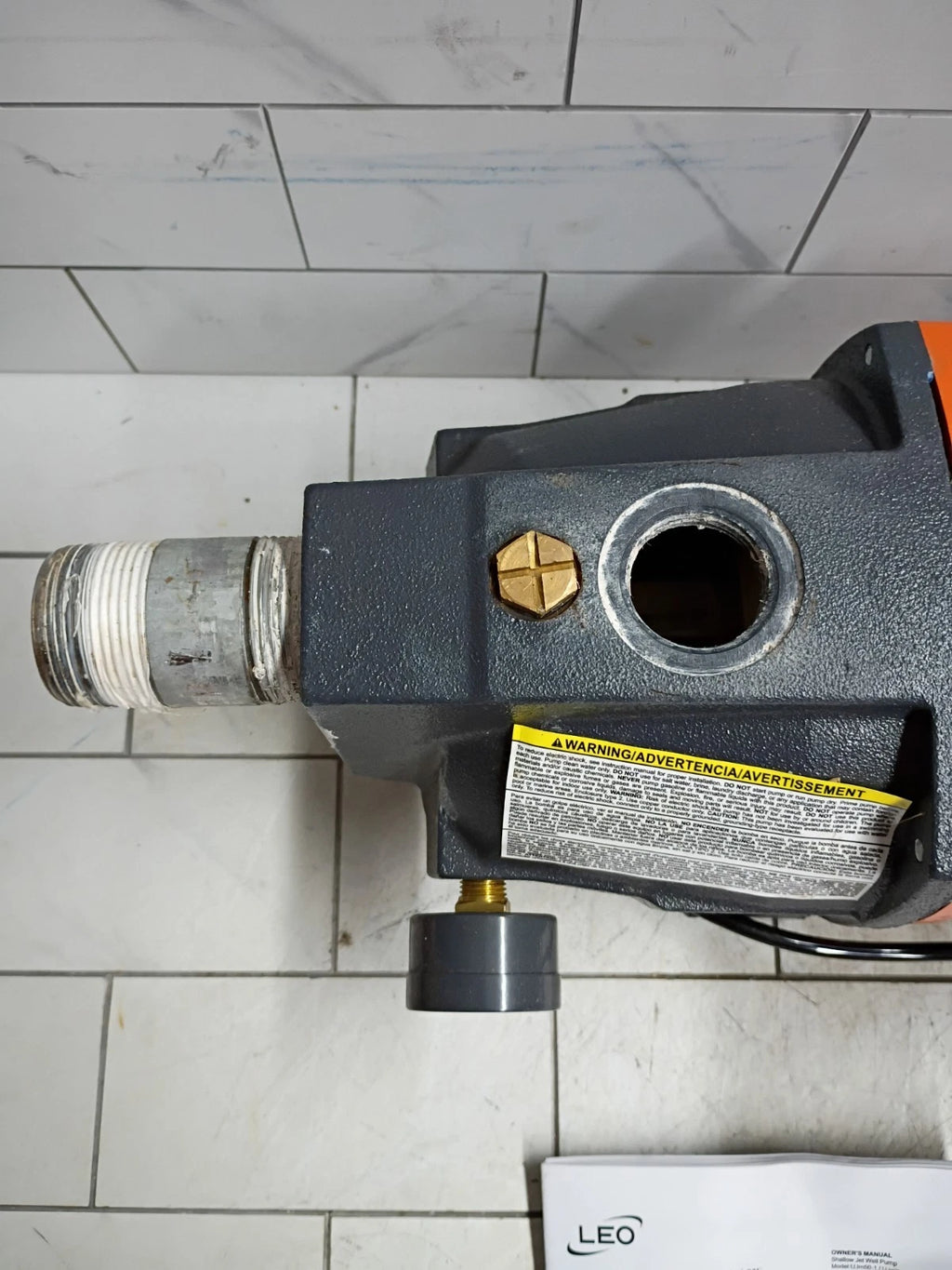 Leo UJm50-1 1/2 HP 115/230-Volt Cast Iron Shallow Well Jet Pump, parts only