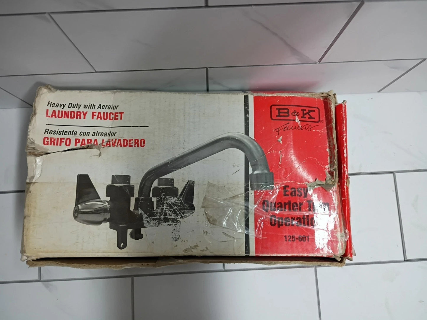 B & K 032888003217 Heavy Duty Laundry faucet New Open Box