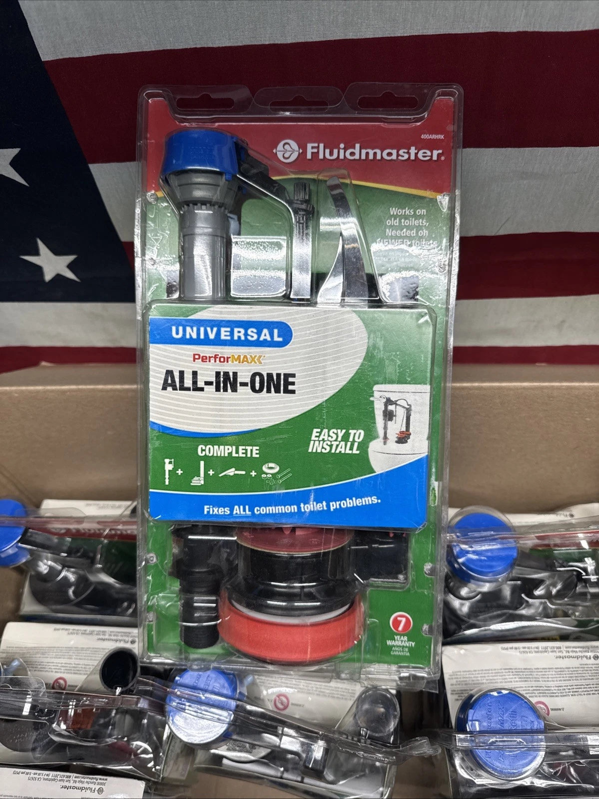 LOT OF 9 Fluidmaster Universal Complete Toilet Rebuild Repair Kit 10" H 400ARHRK