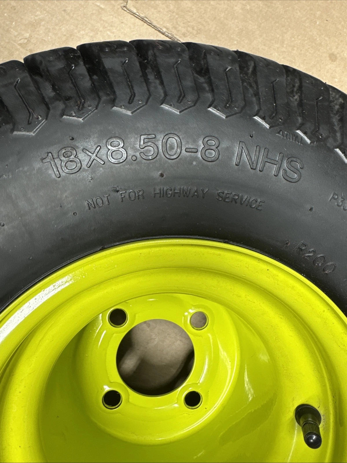 Rear Wheel And Tire For Ryobi Z54Li 80V Zero Turn Lawn Mower