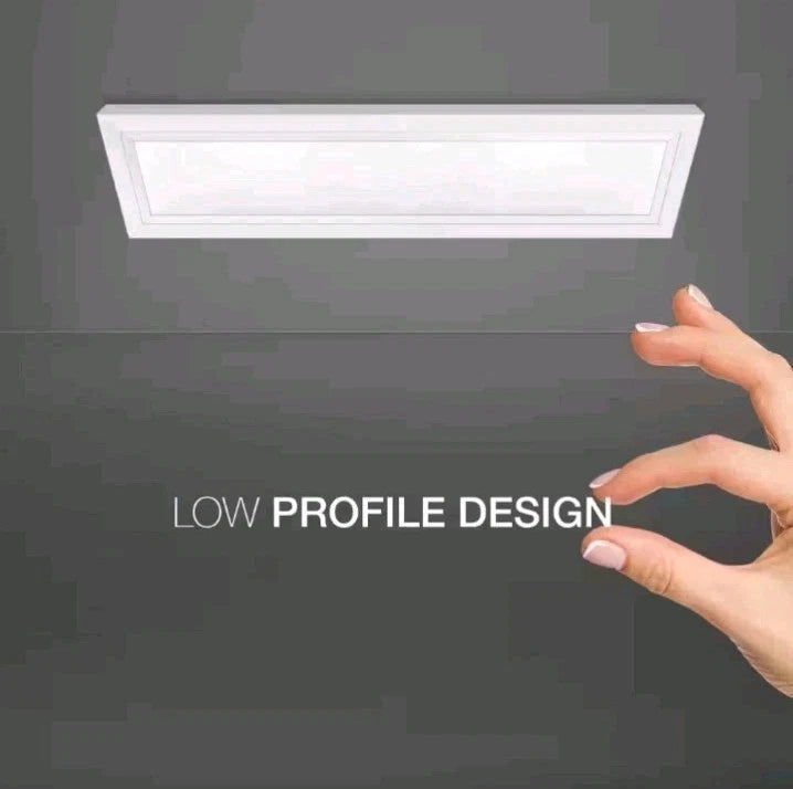 Commercial Electric 950 Lumens Dimmable White Integrated LED Flat Panel Open Box