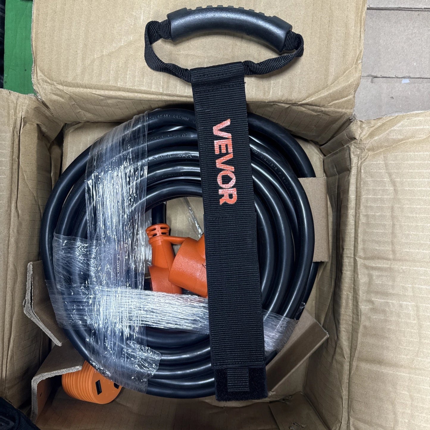 RV Extension Cord 30 Amp 50 ft 10/3 AWG TT-30R TT-30P 125V 6250W VEVOR OB 105