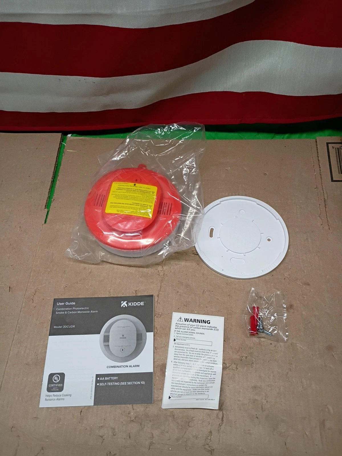 Kidde 30CUDR Smoke & Carbon Monoxide Detector AA Battery Backup